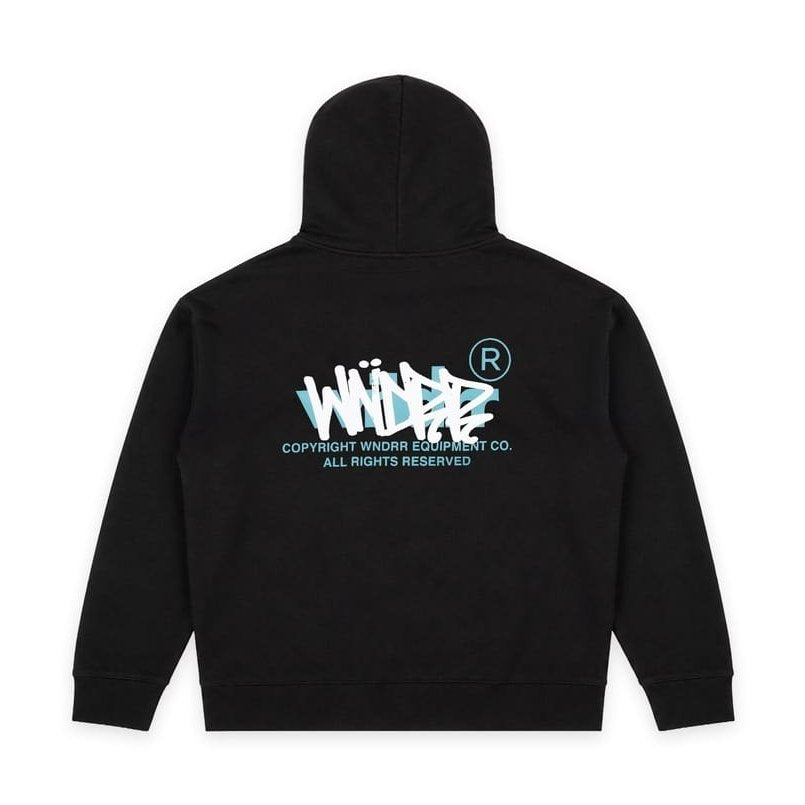 WNDRR Tagged Hood Sweat - Black