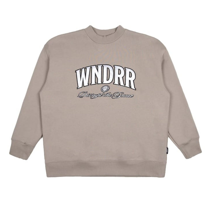 WNDRR Target Crew Sweat - Moon Grey