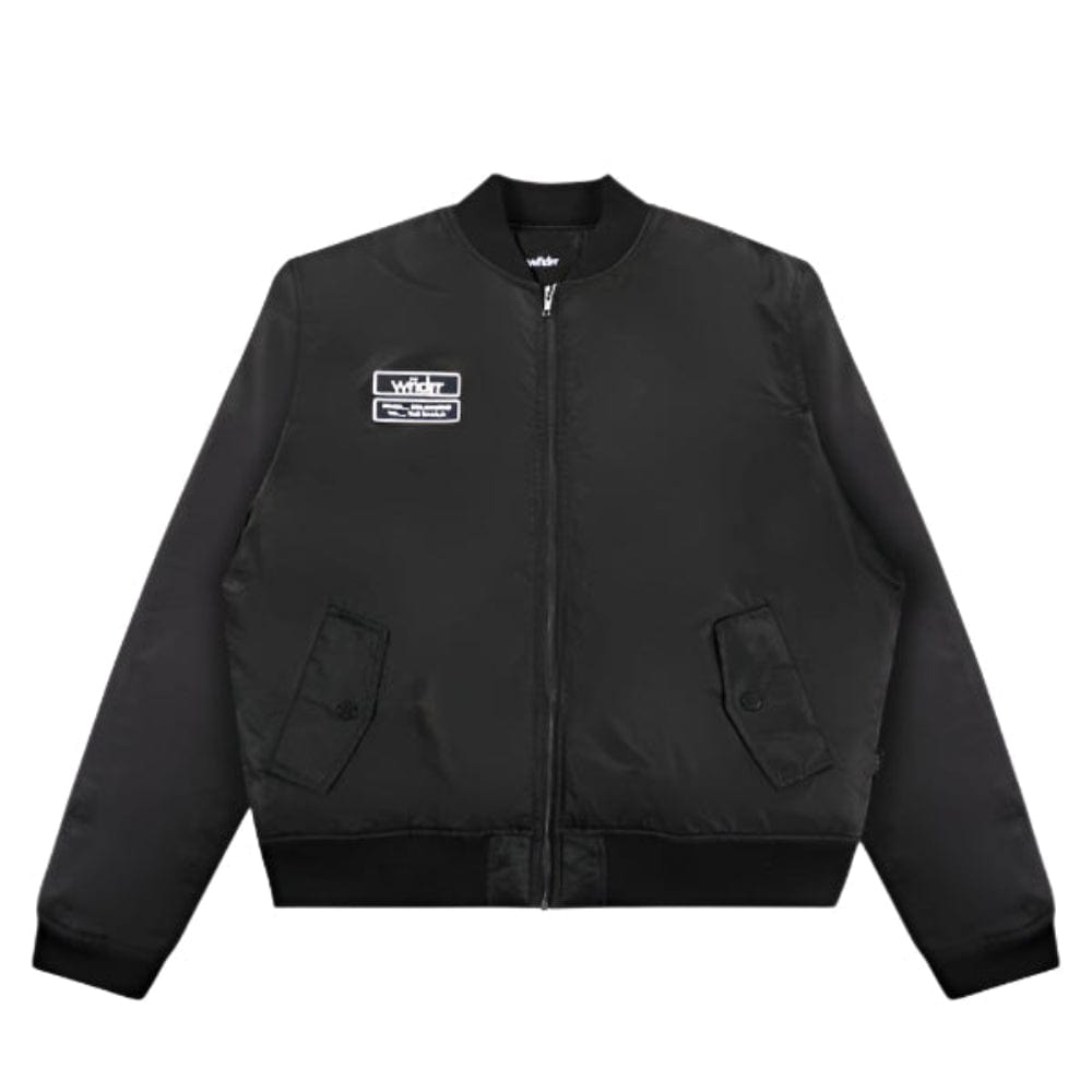 WNDRR The World Bomber Jacket - Black