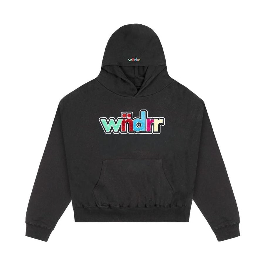 WNDRR Tint Cropped Hood Sweat - Faded Black