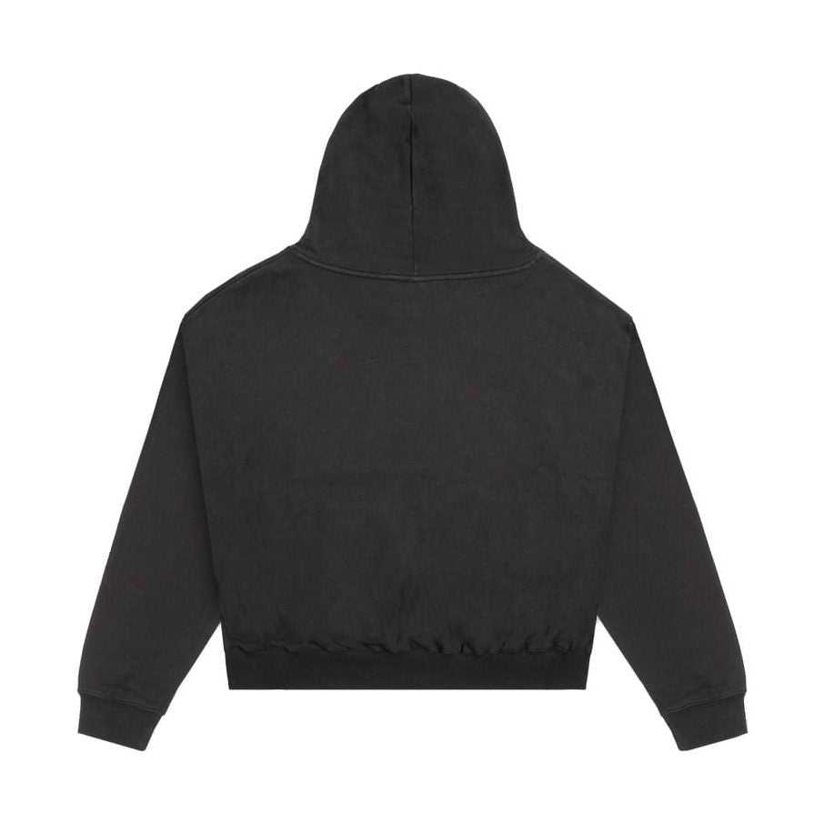 WNDRR Tint Cropped Hood Sweat - Faded Black