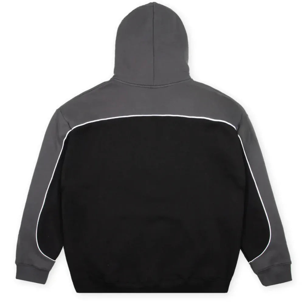 WNDRR Token Panel Hood Sweat - Black / Grey