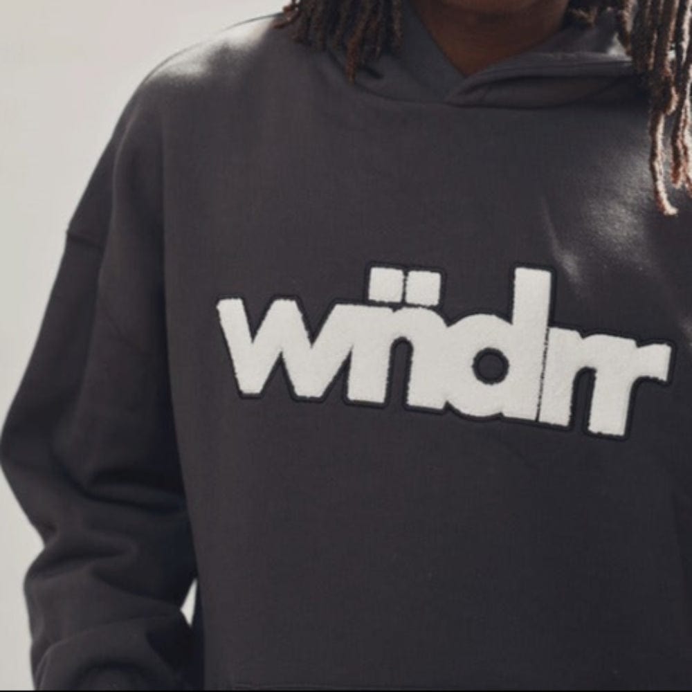 WNDRR Tone Hood Sweat - Faded Black