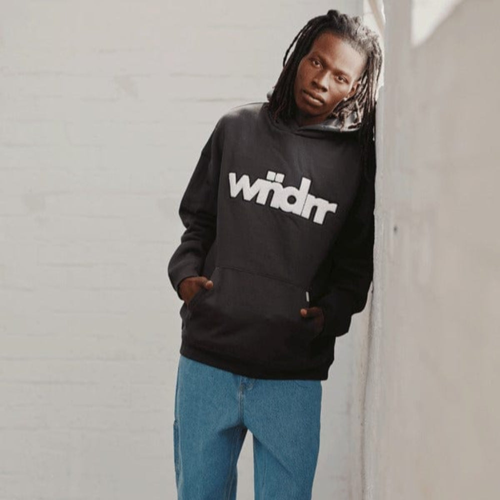 WNDRR Tone Hood Sweat - Faded Black