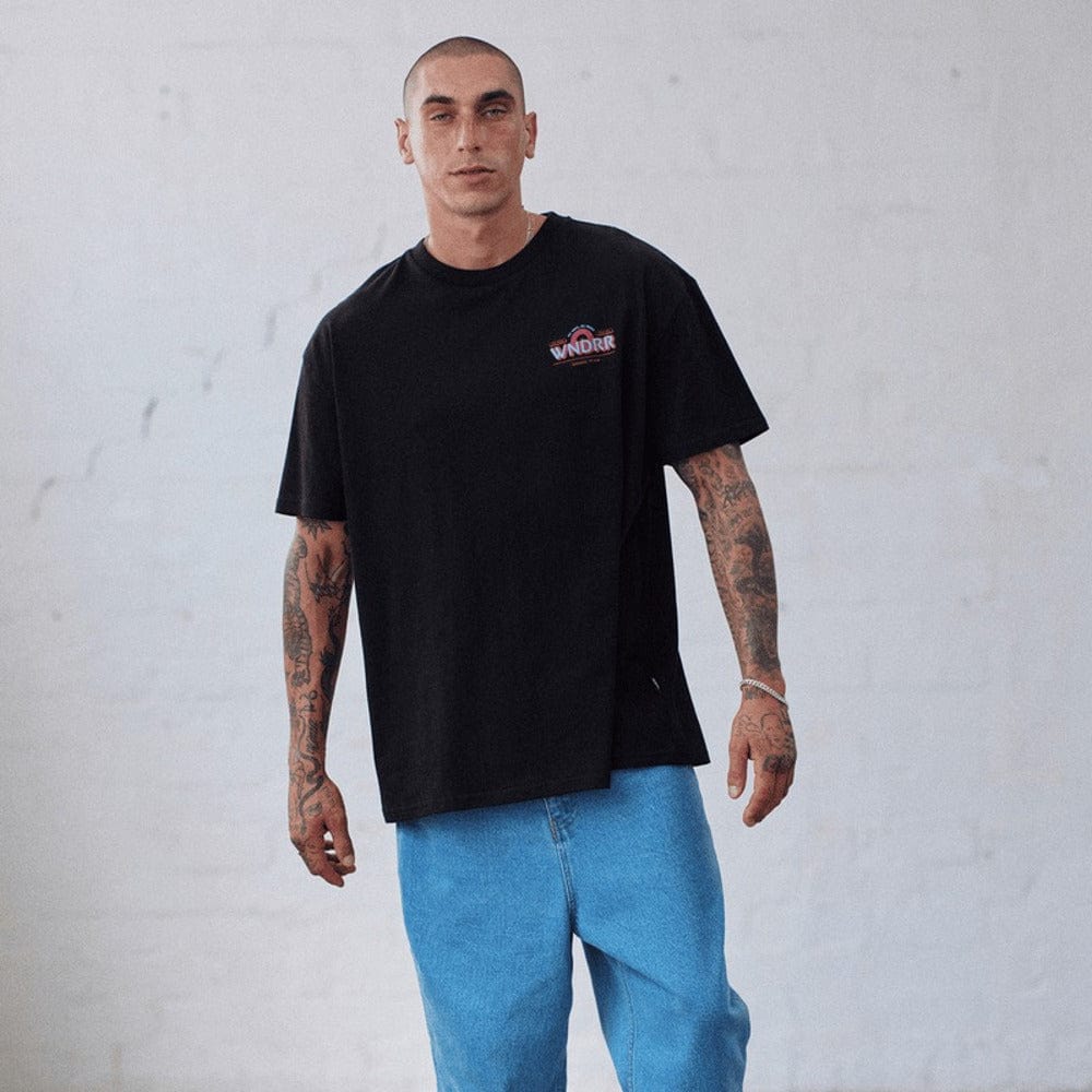 WNDRR Vinyl Bar Box Fit Tee - Black