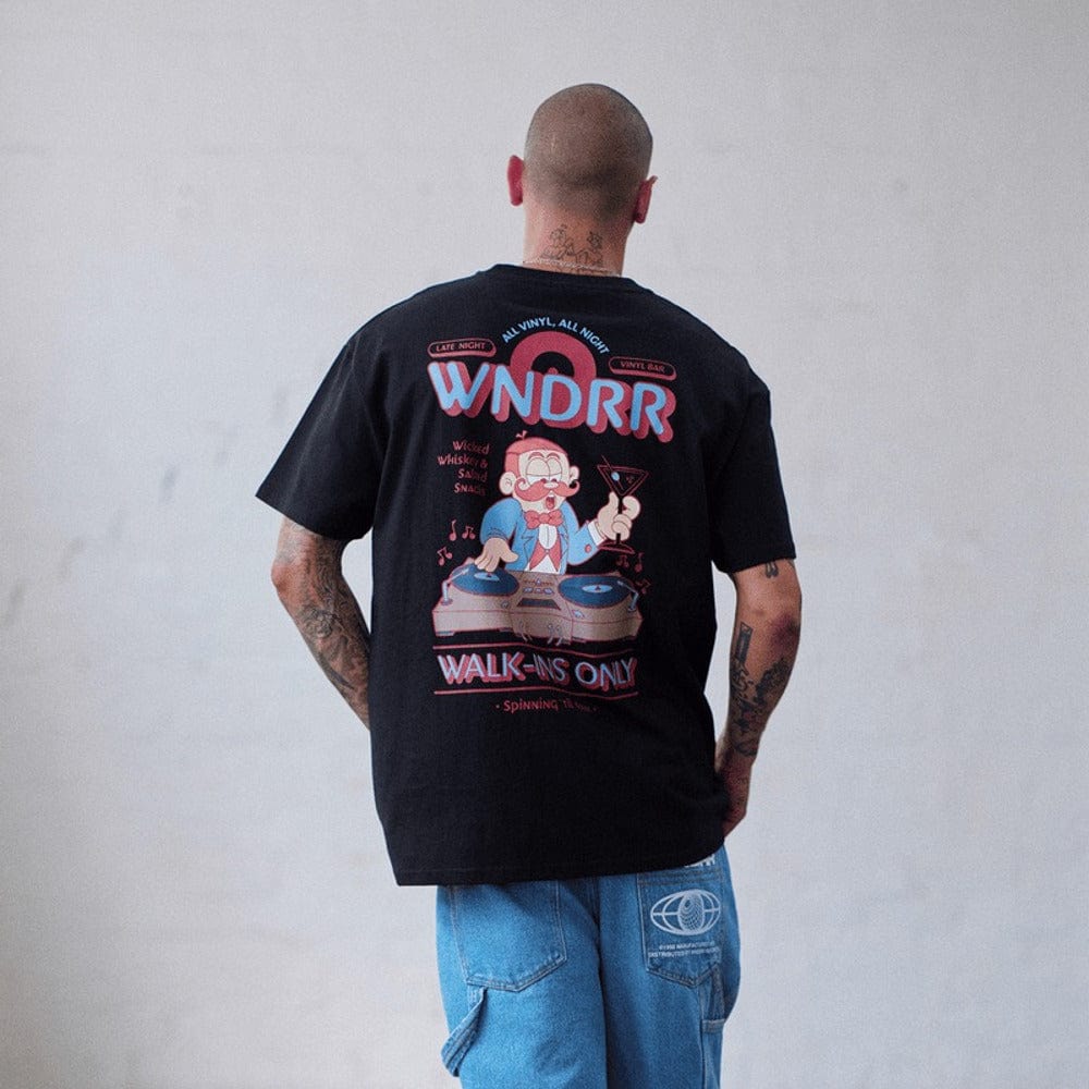 WNDRR Vinyl Bar Box Fit Tee - Black