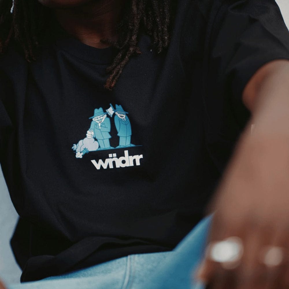 WNDRR Waste Management Box Fit Tee - Black