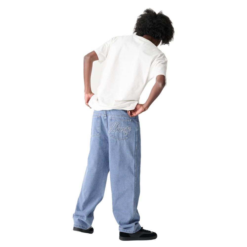 XLarge Baggy Bull Denim 91 Pant - Mid Blue