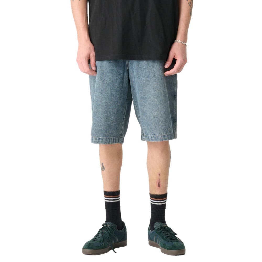 XLarge Baggy Bull Denim 91 Short -  Stained Blue