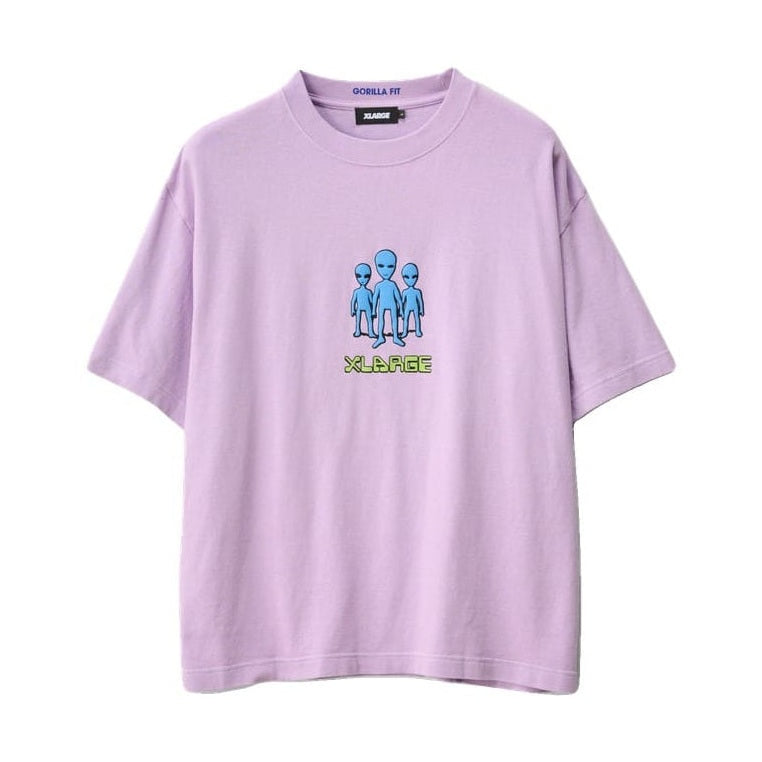 XLarge Alien Trio Gorilla Fit Tee - Light Purple