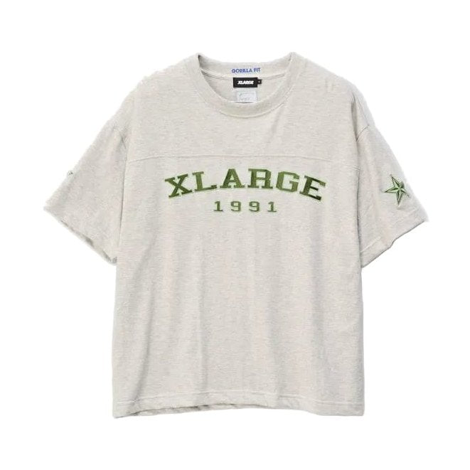 XLarge College Star Gorilla Fit Tee - Ash Heather