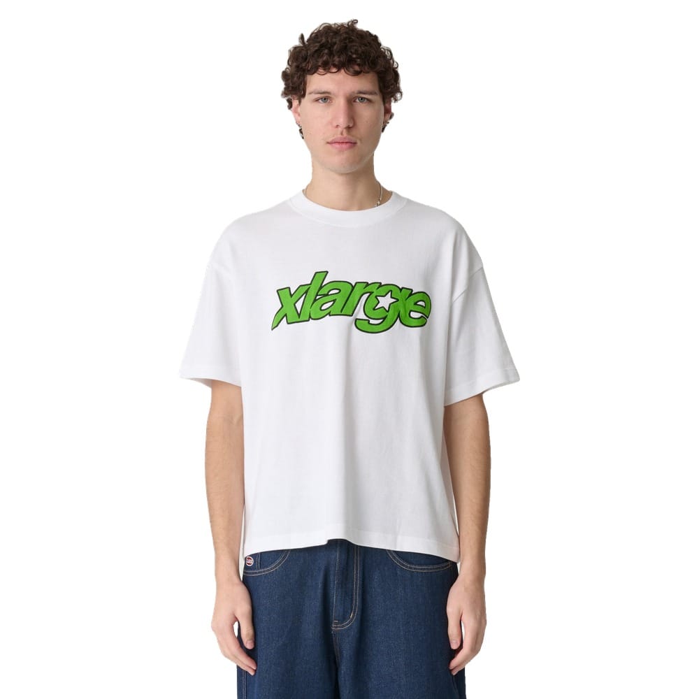 XLarge Italic Star Gorilla Fit Tee - White