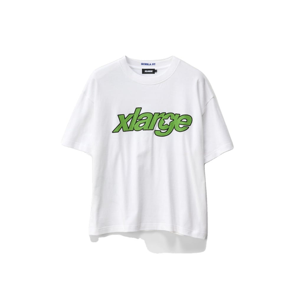 XLarge Italic Star Gorilla Fit Tee - White
