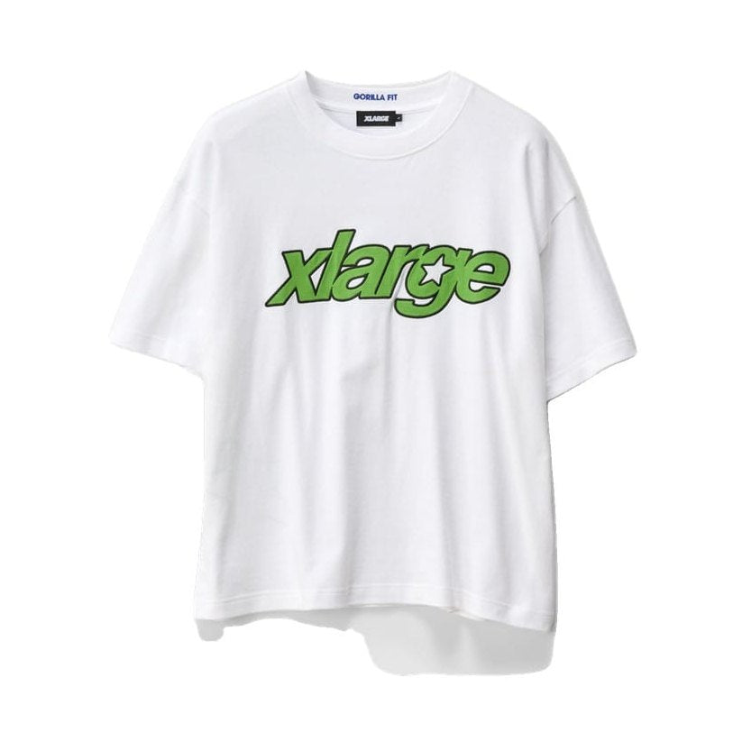 XLarge Italic Star Gorilla Fit Tee - White