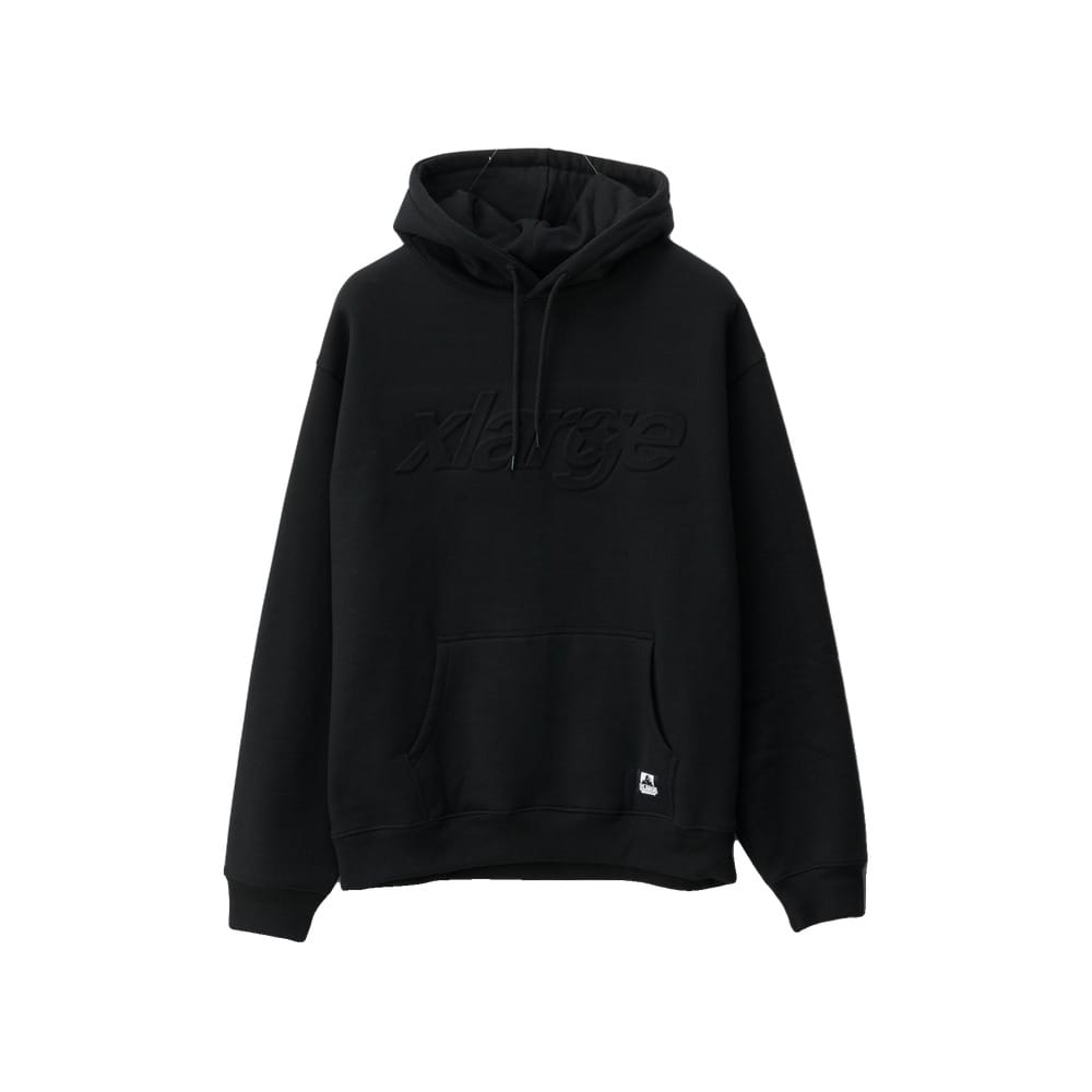 XLarge Italic Star Hoodie - Black
