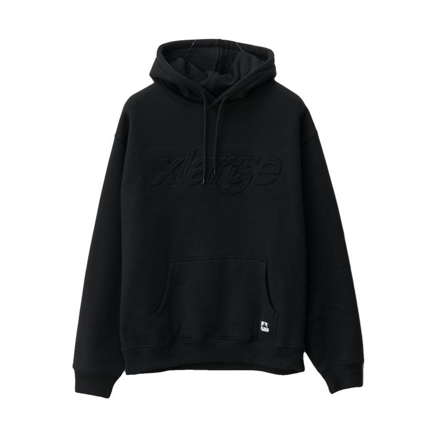 XLarge Italic Star Hoodie - Black