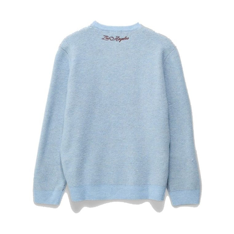 XLarge Script Knit Sweater - Dusty Ice