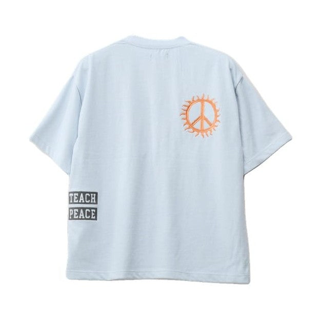 XLarge Teach Peace Gorilla Fit Tee - Dusty Ice