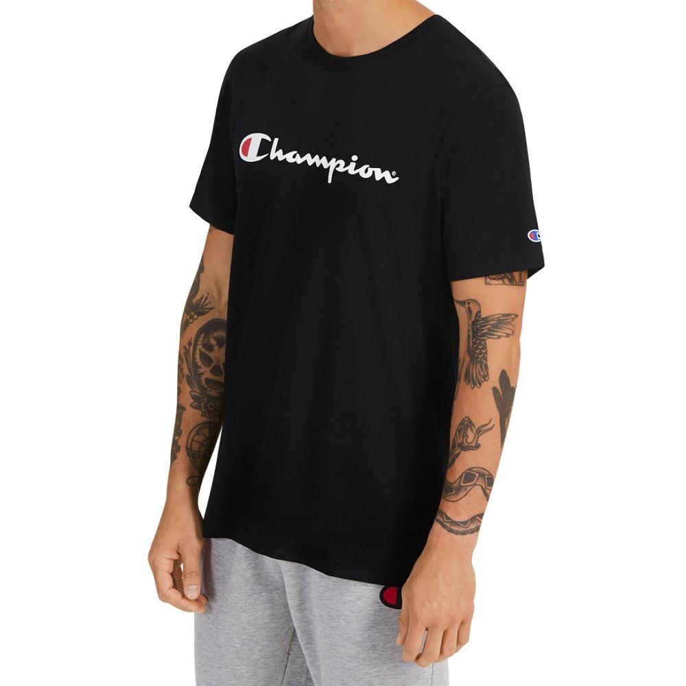 Champion Script Tee - Black