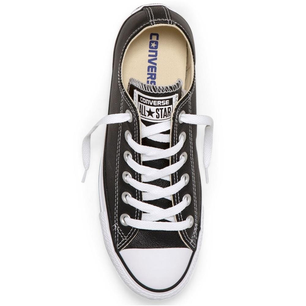 Converse All Star Low Leather - Black / White