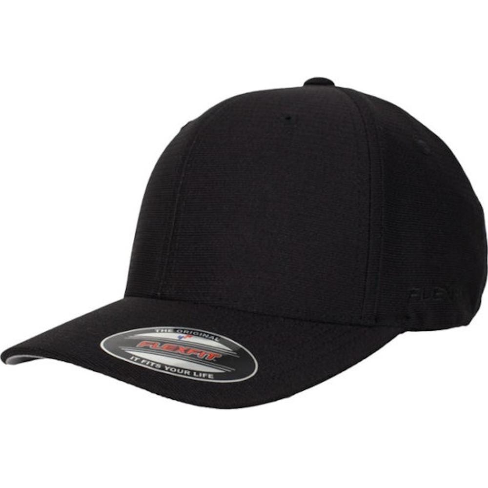 Flexfit Cool & Dry Fitted Cap - Black