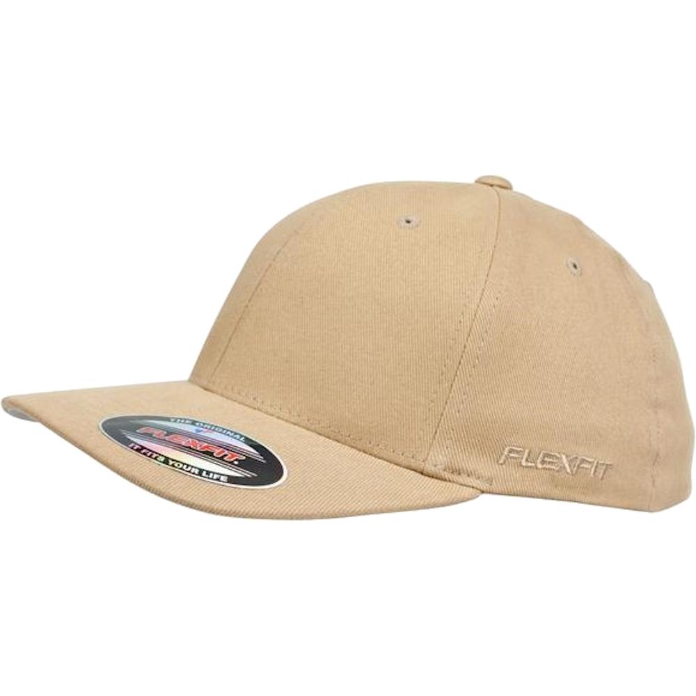 Flexfit Worn By The World Fitted Cap - Khaki / Silver UV