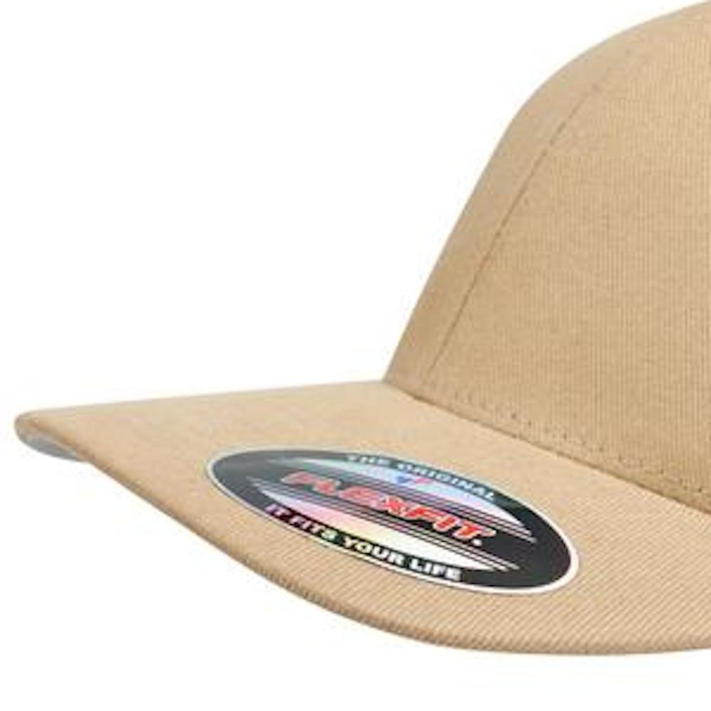 Flexfit Worn By The World Fitted Cap - Khaki / Silver UV
