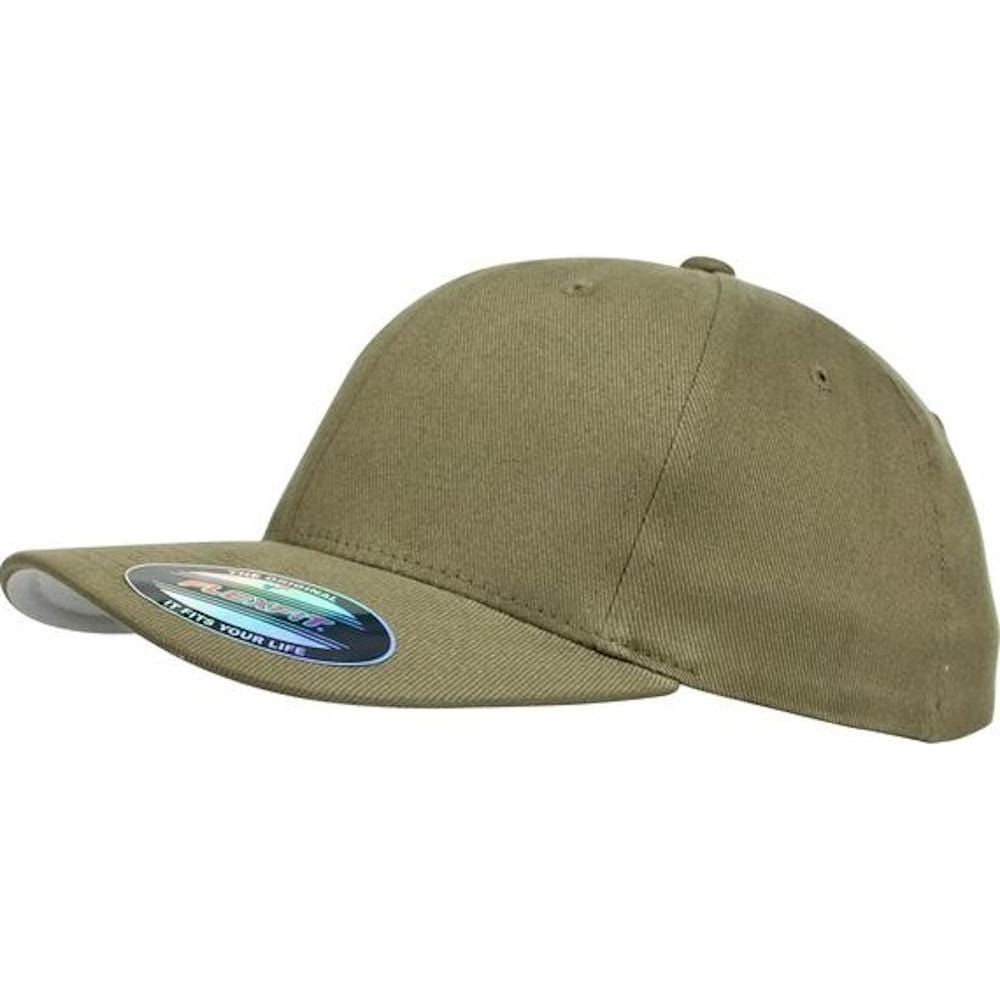 Flexfit Worn By The World Fitted Cap - Olive / Silver UV