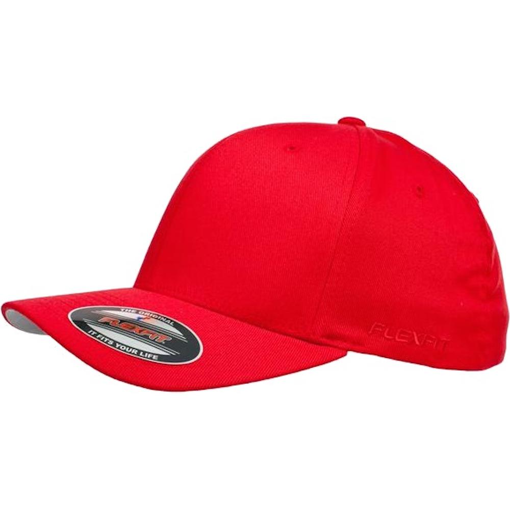 Flexfit Worn By The World Fitted Cap - Red / Silver UV