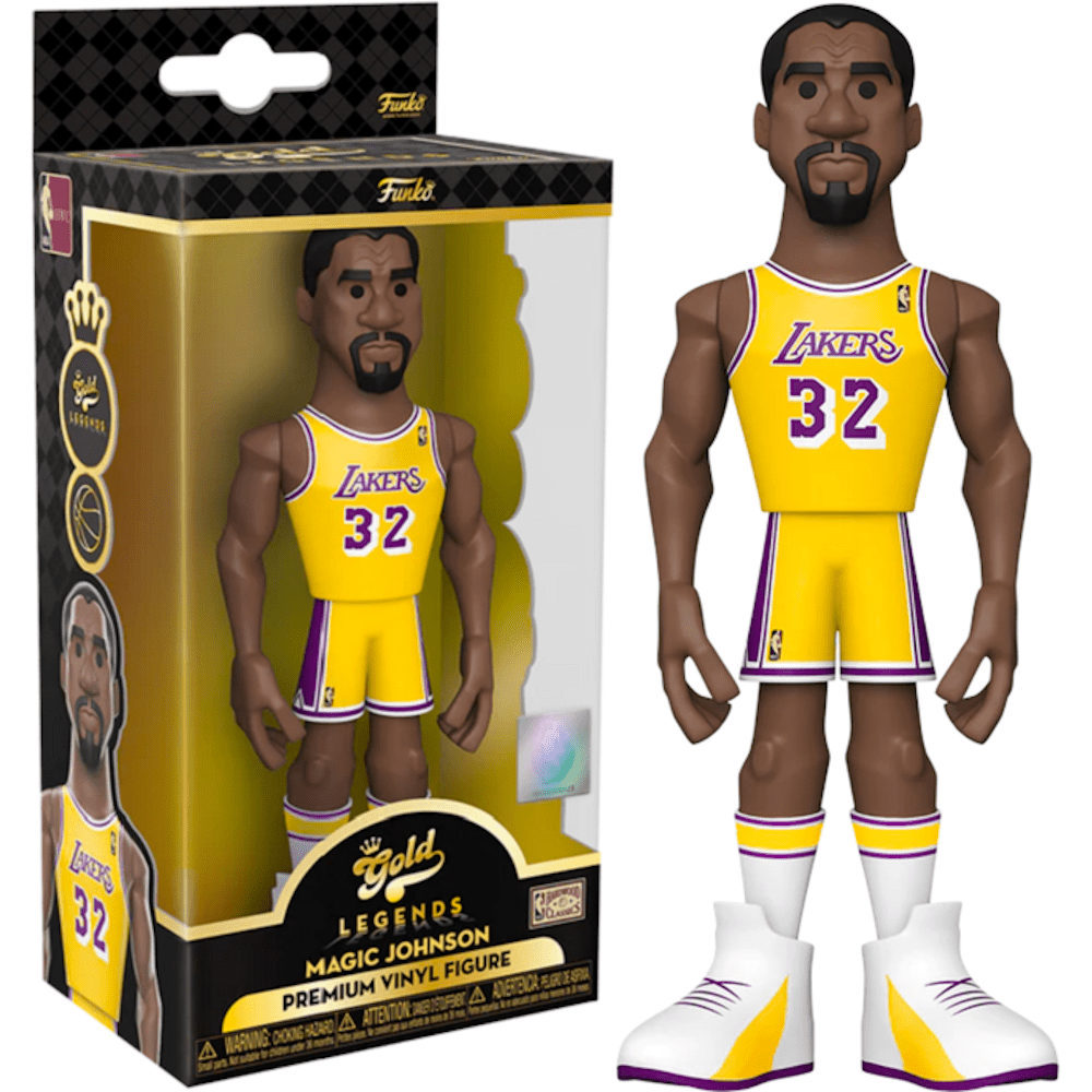Funko 5" Gold Premium Vinyl NBA Legends Lakers Magic Johnson