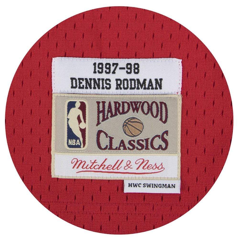 Mitchell & Ness Swingman Jersey Chicago Bulls Dennis Rodman Road 97/98 - Red