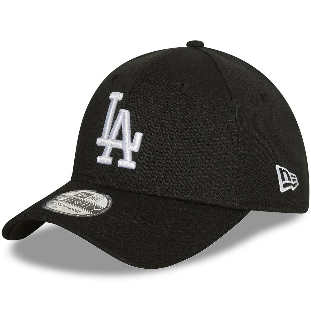 New Era 39THIRTY Stretch Fit Cap Los Angeles Dodgers - Black / White