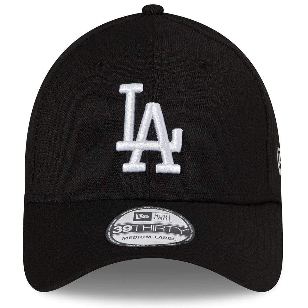 New Era 39THIRTY Stretch Fit Cap Los Angeles Dodgers - Black / White