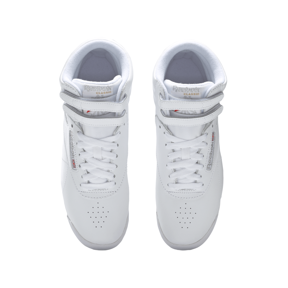 Reebok Womens Freestyle Hi - White / Silver