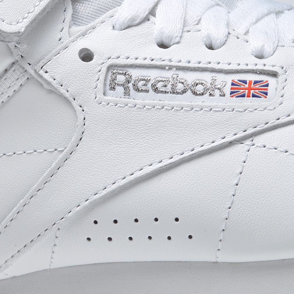 Reebok Womens Freestyle Hi - White / Silver